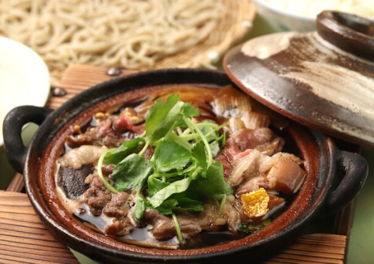 すき焼き鍋蕎麦